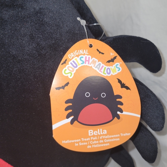 Squishmallow 12” Bella 2022 Spider Halloween Trick or Treat Plush Bag NWT - Picture 2 of 9